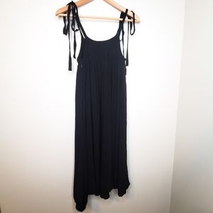 NWT Kimchi Blue Black Babydoll Tie Strap Dress